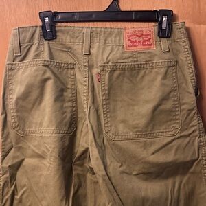 Women’s Levi’s ‘94 Baggy wide leg olive green pants